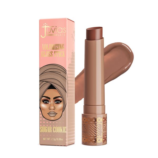 Juvia's Place Volumizing Gloss Sticks Sugar Cookie - Shiny Luscious Lips with Nourshing Hydration, Plumping Gloss, Lip Plumper Gloss, Plumping Lip Balm, Hydrating Lip Gloss