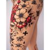 Anarchy Apparel Inked Athletica Nude Compression Leggings
