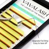 VAVALASH Colored Individual Lash Extensions 0.07mm C Curl Yellow 13-20mm