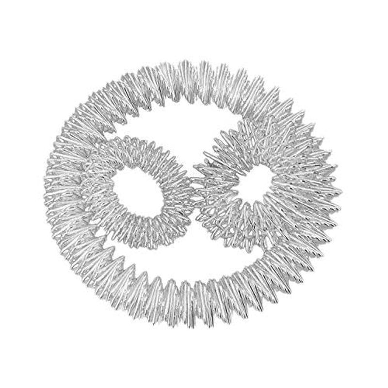 Power Ring Set - Bracelet (Silver) + Ring (Silver Large) + Ring (Silver ...