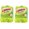 Libman 196 Microfiber Dust Mop Refill with Premium Microfiber Fingers, 18.75" - 2 Pack