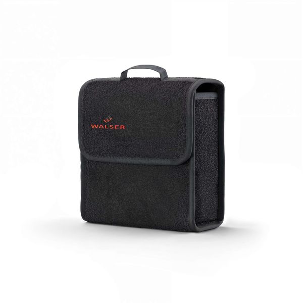 Walser Auto Organizer Toolbag Größe S, Kofferraum Organizer, Auto Gadget, Aufbewahrungsbox Auto, Organizer, Auto Kofferraum Organizer, Auto Tasche, Organizer Auto, Auto Zubehör 28x14x28 cm schwarz