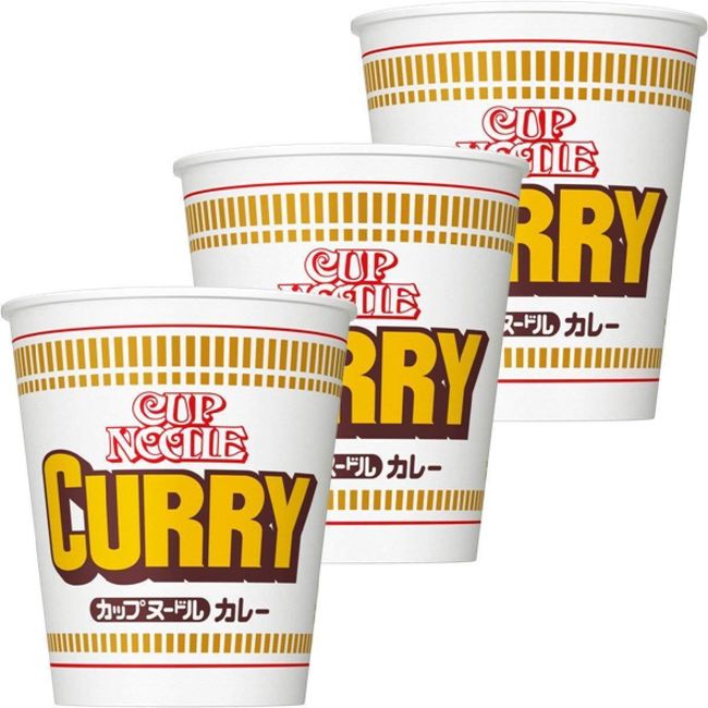 Nissin Instant Cup Noodles Curry Flavor 77g x 3 Cups
