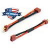6in Deans Plug (T-Connector) Extension Cable Wire for RC LiPO Battery (2Pcs)