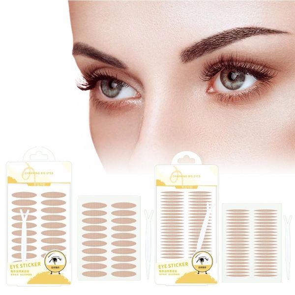 2 packs Eyelid Lifter Strips Eyelid Tape Instant Lifting Double Eyelid Tape Types for all skin colours Long-Lasting Two Types Waterproof Invisible