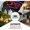 CP Indoor Timer (Dual Pack), 1 Polarized Outlet EZ Digital Timer, White, CP50010