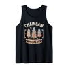 Arborist Lumberjack Logger Chainsaw Whisperer Tree Trimmer Tank Top