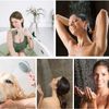 LIDOUK Shower Head Universal Bath Shower Handheld Handset 5 Mode Function
