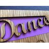 Dance Picture Frame (5x7 Layout A, Honey)