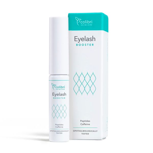 colibri skincare Eyelash Booster 5ml - Augenärztlich getestetes Wimpernserum ohne Hormone - veganes lash & brow Serum für Wimpern und Augenbrauen Wachstum - Made in Germany