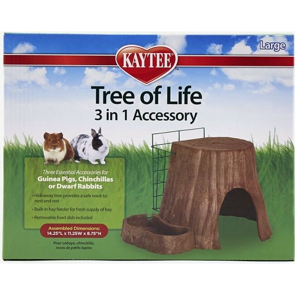 Kaytee Tree of Life 3-in-1 Small Pet Habitat Accessory