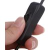 Black Power Switch USB C Male to Female Type C Extension Cable Inline On/Off Switch for Switch Cables,Inline Switch Cables and Interconnects
