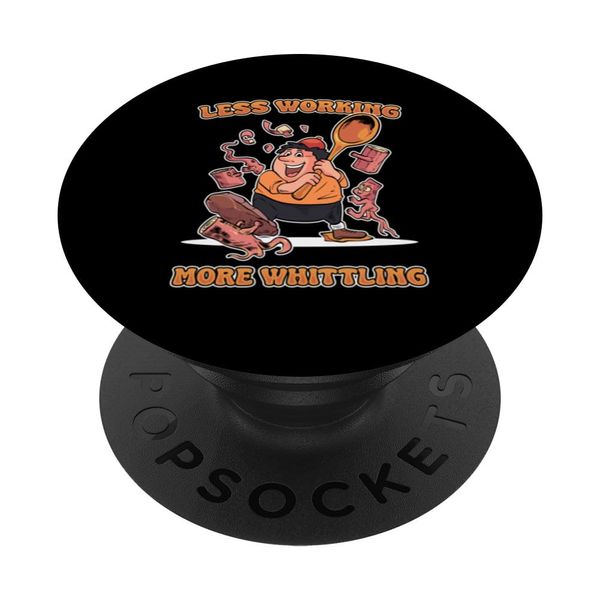 Whittling Kit, Wood Carving, Sharp Tools, Whittling Projects PopSockets Swappable PopGrip