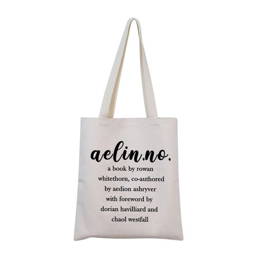 TOG Bookish Merch SJM Lover Gift Aelin No Tote Bag per Bookish Book Lover Booktok Gift, No Tote