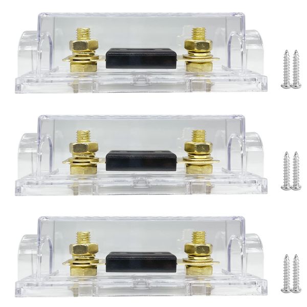 irhapsody 150 AMP ANL Fuse Holder Kit, 3 Pack