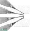 4 Pcs Curved Luxating Elevators Set Oral Dental Instruments German Grade