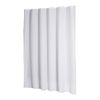 Croydex Poly Shower Curt White