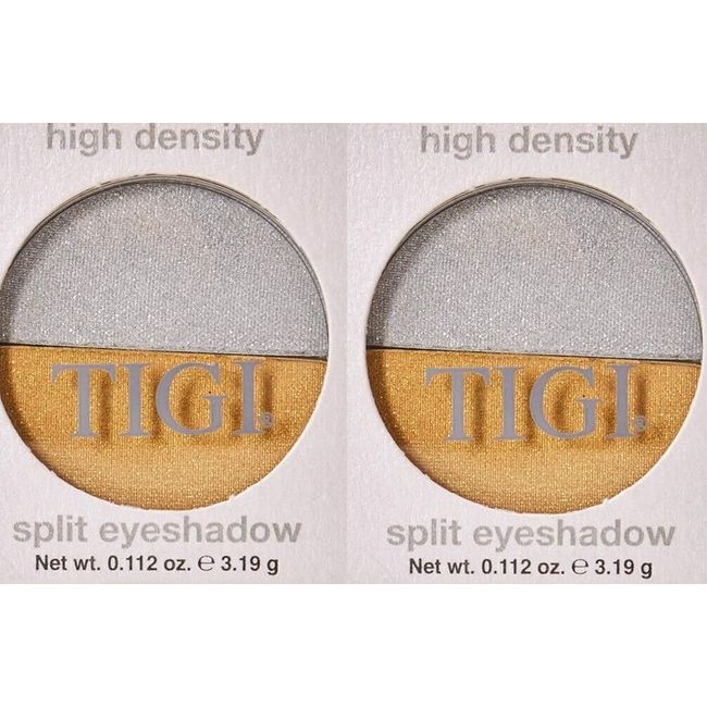 Tigi High Density Split  Shimmery Eyeshadow Glitz 0.112 Ounce, 2 Pack