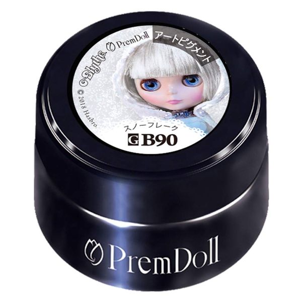 PRE GEL Primdoll, Snowflake 90 DOLL-B90, 0.1 oz (3 g), Color Gel, UV/LED Compatible