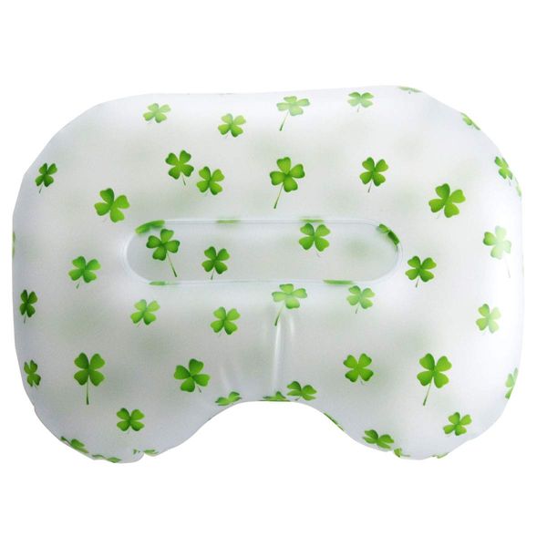 Relax Bath Pillow Clover with Suction Cup Made in Japan