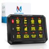 RGB 12Gang Switch Panel Kit Momentary LED Toggle Strobe Light Bar Relay System