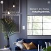 GE CYNC Smart Dimmer Light Switch, White Tones Control, Wire-Free, Battery Light Switch, Bluetooth Switch, White (1 Pack)