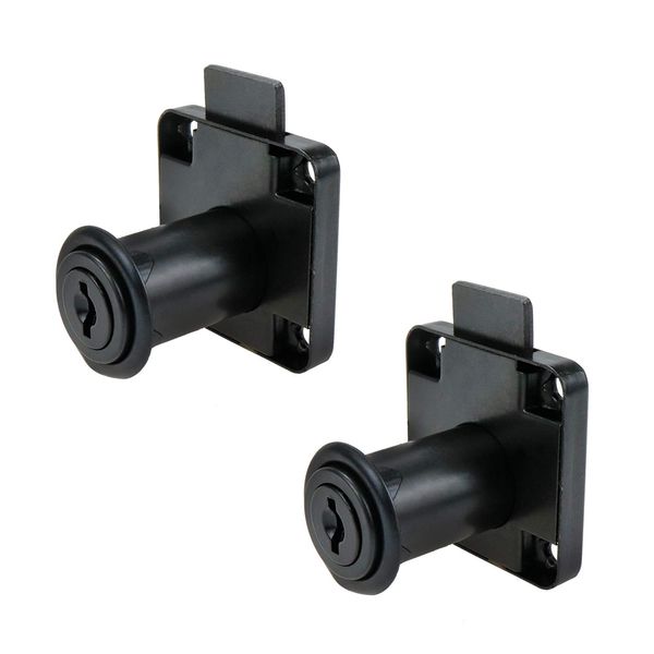 Sscon 2Sets Cabinet Locks Drawer Locks with Different Keys for File Storage Cabinets Model Type 138-32 Black
