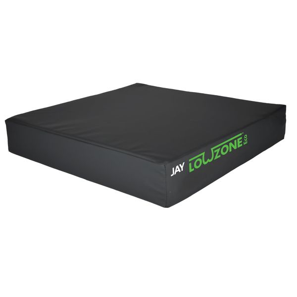 Helping Hand Company Lowzone ECO Memory Foam Pressure Relieving Cushion. Low Risk Cushion with Wipeable Cover for Elderly, Pressure Sore Relief, Tailbone Pain Relief Cushion, Bed Sores (16" x 16")