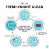 Plaque Disclosing Tablets for Teeth, 96 Count, Dental Disclosing Tablets for Kids or Adults, Shows Plaque, Helps Teach Kids Teeth Brushing Habits for Clean Teeth, by Fresh Knight, Pack of (2)