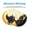 Mouse Pad- Memory Foam Mousepad Wrist Support with Anli Slip Rubber Base (Cat)