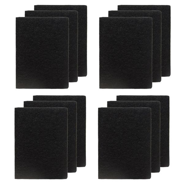 PUREBURG 12-Pack Replacement Odour Filter Compatible with Joseph Joseph IntelligentWaste Bins Food Waste Caddy,Activated Carbon Odor VOCs Remove