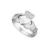 Red Crimson Sterling Silver Claddagh Ring Various Sizes G-Z (Q)