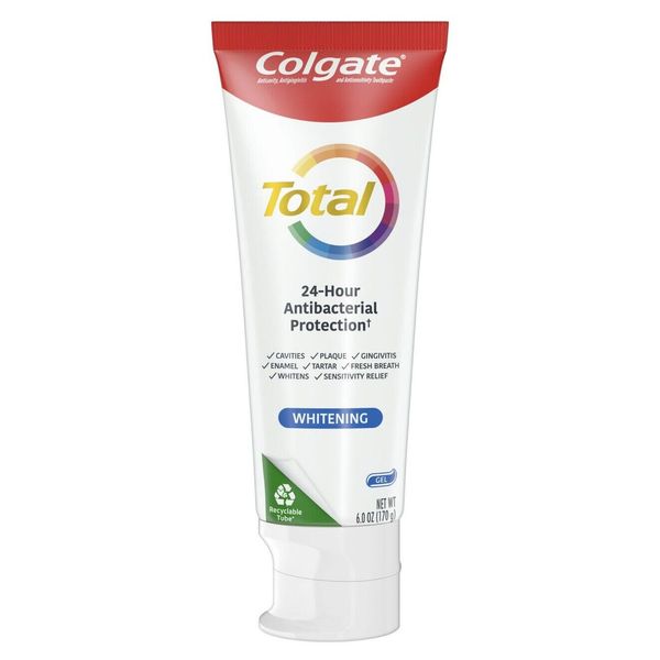 2 Colgate Total Whitening Toothpaste, 6 oz. And 1 Kid Bubble Fruit 4.4oz