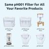 PH001 - White Alkaline Water Filter – Replacement Filters for All  Pitcher & ...