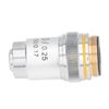 Raguso 10X Microscope Lens Objective Lens Replacement 20.2mm Interface High Light Transmittance with Spring Device for Biological Microscopes