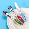 Super Mario Children's Kids 3pcs Cutlery Set - Knife/Fork/Spoon