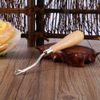 Bent Latch Hook Crochet Needle Latch Hook with Wooden Handle Needle Hook Tool