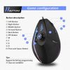 zelotes Vertical Gaming Mouse with Joystick,10000DPI,11 Programmable Buttons Vertical Ergonomic Mouse,USB Wired Computer Mouse,Optical Gaming Mice for Laptop,PC,Mac
