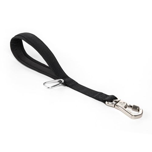 TSPRO Dog Training Leash with Sturdy Metal Buckle, 14 Inches Short Leash for Large Dogs, Comfortable Padded Handle (Black)
