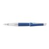 Cross Beverly Fountain Pen Translucent Cobalt Blue Lacquer