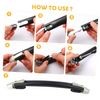 Housoutil 21 cm Black Plastic Luggage Handle Replacement, 2 Pack