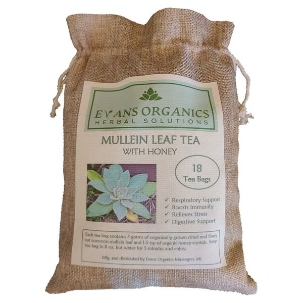 Mullein Leaf Herbal Tea For Respiratory Support