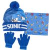 Sonic The Hedgehog Winter Set Blue/White One Size