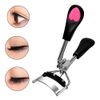 Pinkiou Eyelash Curler with Comb Fit All Eye Shape Curved Eyelash Curlers for Women Make Up Natural and Long Lasting Eye Lash Curler False Lashes Accessory - Black