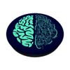 Fuzewear Line Art Brain PopSockets Stand for Smartphones and Tablets
