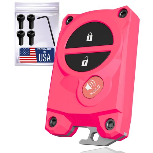 for Toyota Key Fob Cover with Built-in Bottle Opener - Rugged Protective Shell for Tundra (2007-2017) & Tacoma (2005-2015) - Enhanced Grip & Durability - Key Fob Replacement Shell - Custom Colors