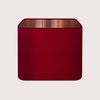 Rounded Square Raspberry Pink Velvet Fabric with a Brushed Copper Metallic Lining Lampshade Ceiling Light Shade