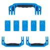 Pelican 1615 Replacement Handle & Latch Set by ColorCase - Blue Handles & Push Button Latches