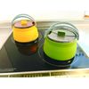 Marine Shoji Collapsible Silicone Kettle, Khaki