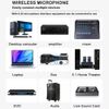 Pro UHF Wireless Microphone System Set Dual Handheld Rechargeable Karaoke Party